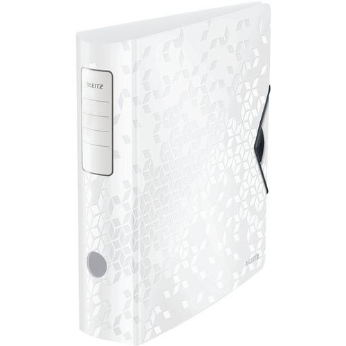 Classeur Active Polyfoam A4 180Â° 80mm - Blanc - Leitz