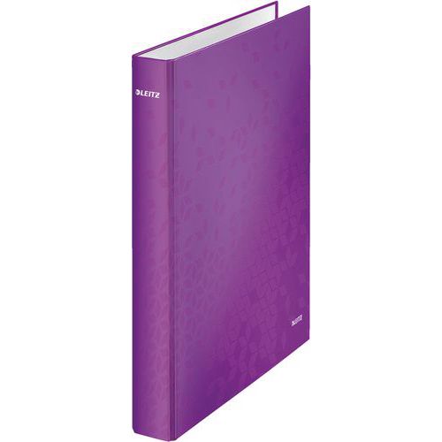 Classeur 4 Anneaux Wow - -diamètre 25 Mm- Violet - Leitz