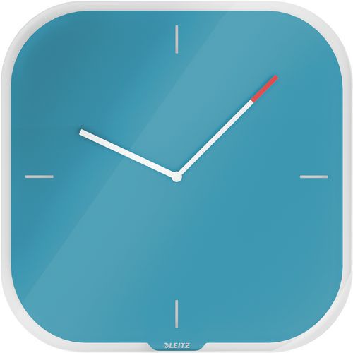 Horloge Murale En Verre Cosy Bleu