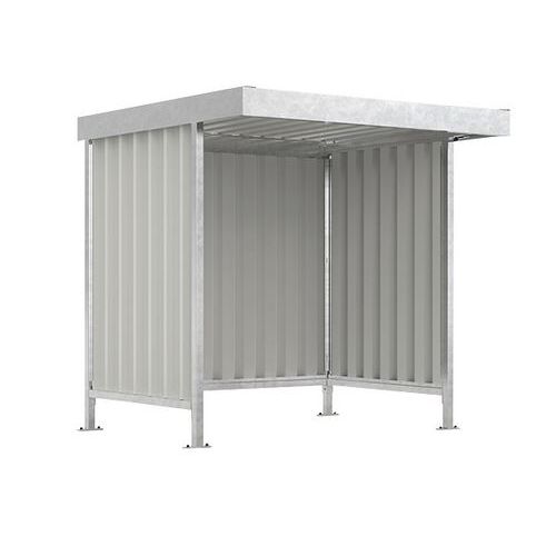 Abri Cycle Galvanisé - Leipzig L10 Module Simple