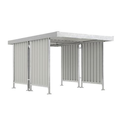 Abri Cycle Galvanisé - Leipzig L42 Module Simple