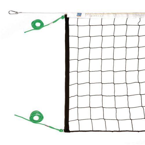 GES - Filet de Volley-ball Compétition Câblerie Courte - Oeko-Tex Standard 100 - Éco-responsable