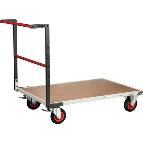 Fimm - Chariot plat à monter - 400kg - Médium - Roues Caoutchouc 160mm - Éco-responsable