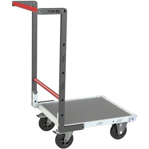 Fimm - Chariot plat fixe roues CC - 805x540x945mm - 250kg - Tôle - Éco-responsable