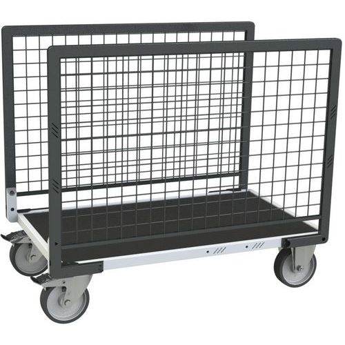 Chariot Modulaire Roues Tpe-1040x640x930-500-bois+caoutchouc