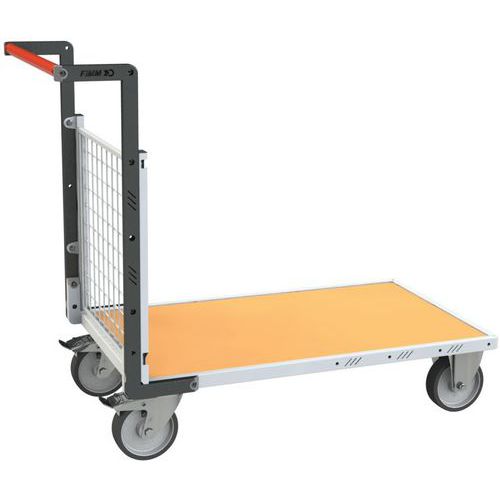 Fimm - Chariot de manutention industriel grillagé - Bois - 500kg - Éco-responsable