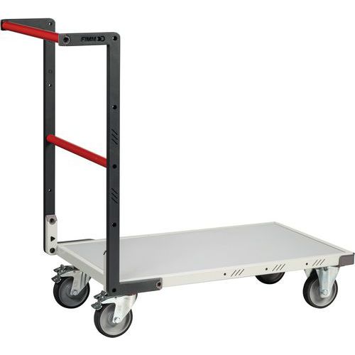 Fimm - Chariot de manutention industriel monté - Roues TPE 125mm - 250kg - Plateau mélaminé 1105x540mm - Éco-responsable