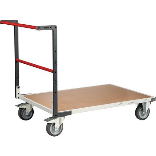 Fimm - Chariot de manutention industriel monté - 400kg - Plateau médium - Roues TPE 160mm - Éco-responsable