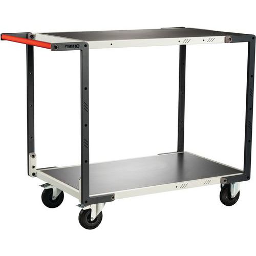 Fimm - Servante 2 plateaux 1000x595mm - Charge 250kg - Éco-responsable - Garantie 10 ans