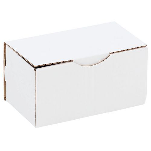 Boîte d'expédition kraft 200x100x100 mm - Carton recyclable et recyclé - Idéale pour petits volumes