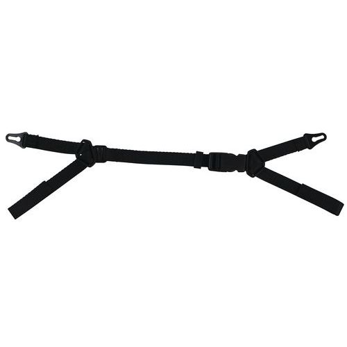 Taliaplast - Jugulaire Polyester 4 Points pour Casque - Noir - Confort et Sécurité EPI