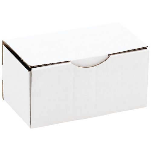 Boîte postale carton 200x100x100 mm blanc - Éco-responsable, recyclable, 100% recyclé