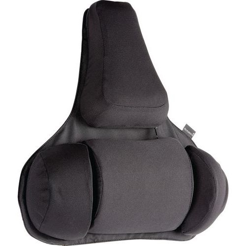 Fellowes - Support dorsal en mousse Ultimate Noir - Ergonomique et Confortable - Pour Siège de Bureau