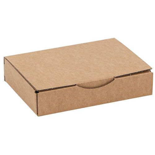 Boîte d'expédition kraft 240x170x50 mm - Carton recyclable et éco-responsable - Idéale pour petits envois