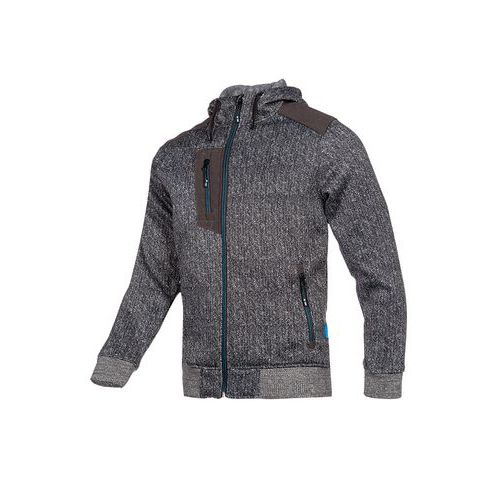 Veste De Travail Zippée à Capuche Hayton Gris Xxl