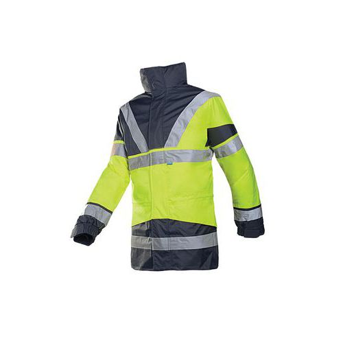 Parka haute visibilité étanche Skollfield Jaune Fluo/Marine - Sioen Parka haute visibilité étanche Skollfield Jaune Fluo/Marine - Sioen
