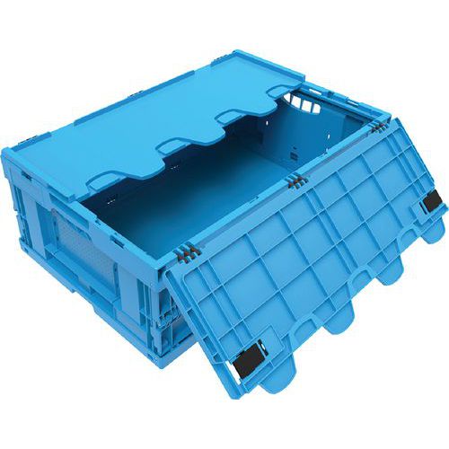 Bac Repliable 42l 600x400 X230mm Bleu