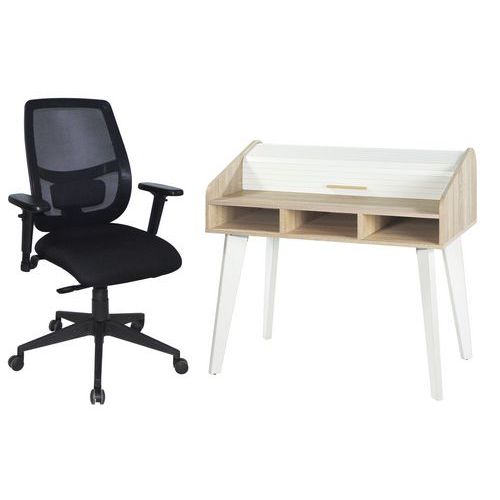 Pack Télétravail : Bureau Arès + Siège Path
