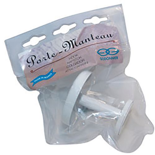 Patère 1 Tête En Laque Blanc 50101