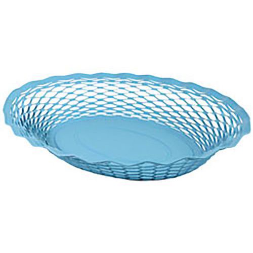 Corbeille Pain Vintage Ovale Bleu 30x24cm