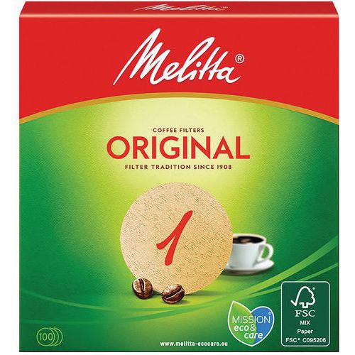 Filtre à Café Brun Rond Diamètre 94mm