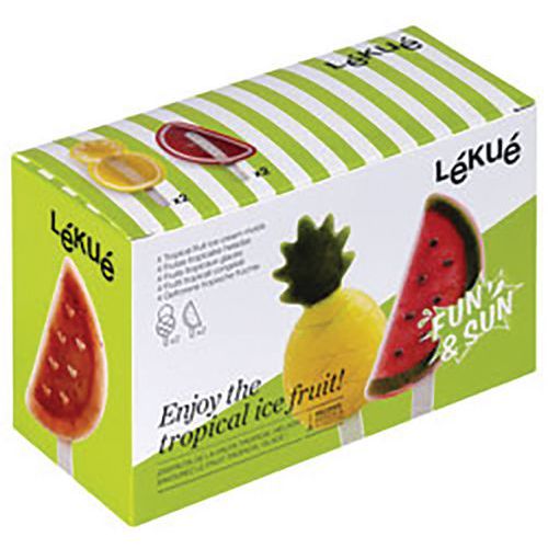 Lot De 4 Moules à Glace En Forme De Pastèque Et Ananas