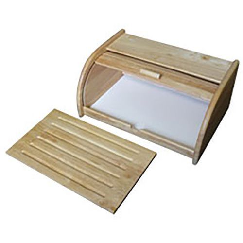 Boîte à Pain Avec Planche à Découper Amovible En Bois