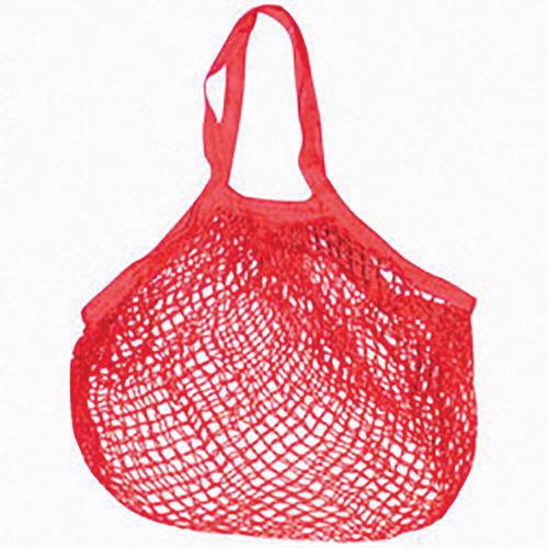 Sac Filet En Coton Rouge