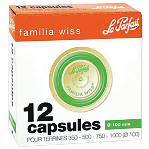 Boîte De 12 Capsules Pour Terrine De 100mm
