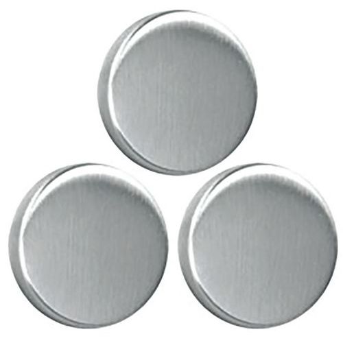 Lot De 3 Magnets Ronds Inox