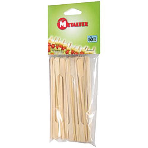 Lot De 50 Brochettes Avec Poignées 15cm