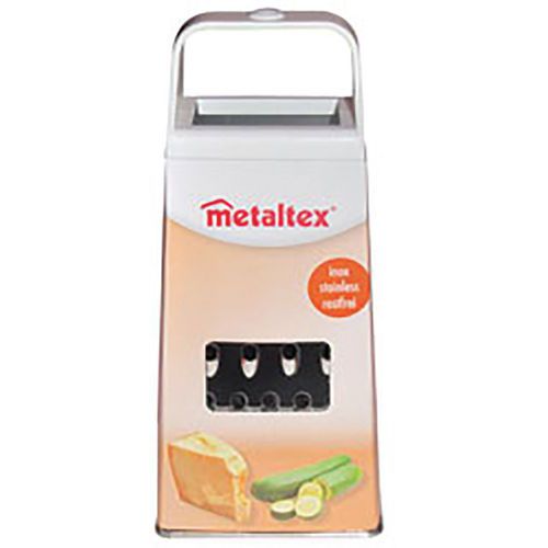 Râpe Carrée 4 Faces En Inox Poignée En Plastique