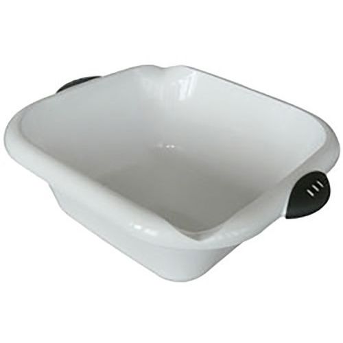 Cuvette Blanche Carrée Bimatière De 5l