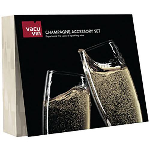 Coffret accessoires à champagne - Vacuvin Coffret accessoires à champagne - Vacuvin