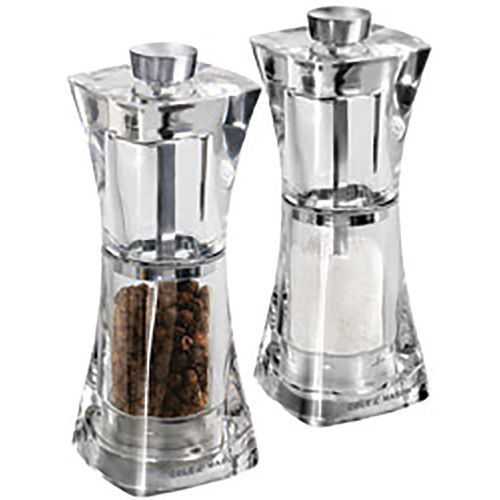 Coffret De Moulin Pour Poivre Et Sel En Crystal
