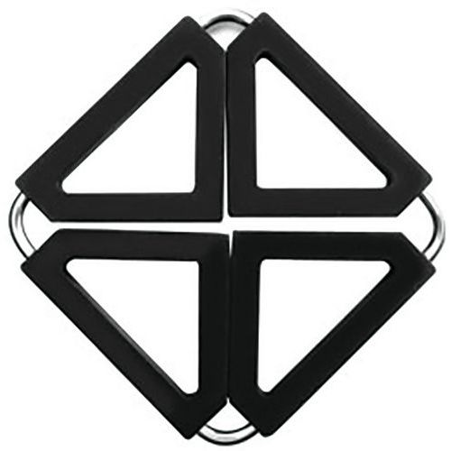 Dessous De Plat En Inox Et Siliconne De Forme Carrée