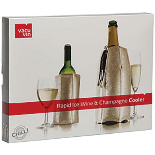 Rafraîchisseur à bouteille rapid ice wine et champagne - Vacuvin Rafraîchisseur à bouteille rapid ice wine et champagne - Vacuvin