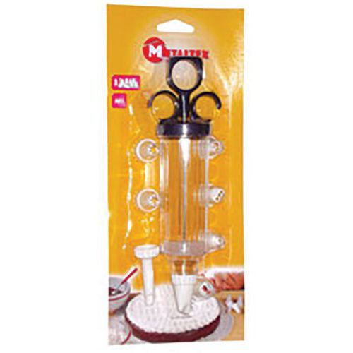 Seringue De Décoration Pâtisserie Piston Et 8 Douilles 12cl