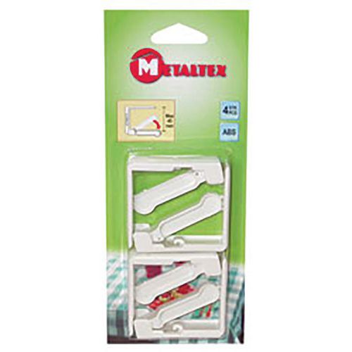 Lot De 4 Pince Nappes En Plastique Réglables Avec Ressort