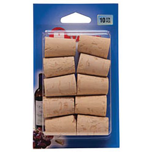 Lot De 10 Pièces Bouchons Liège Coniques