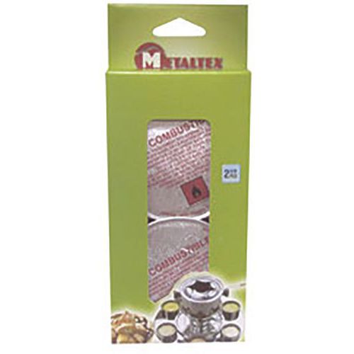 Lot De 2 Barquettes D'alcool Gelifié