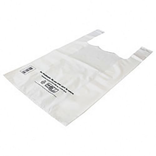 Sac Bretelle Reutilisable Blanc 26x12x45cm