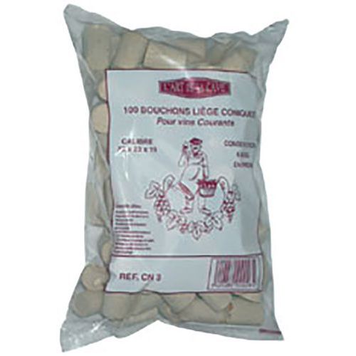 Bouchon Conique Pour Conservation Longue Durée Sachet De 100