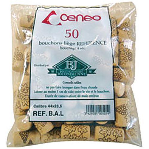 Sac De 50 Bouchons Satinés Cylindriques