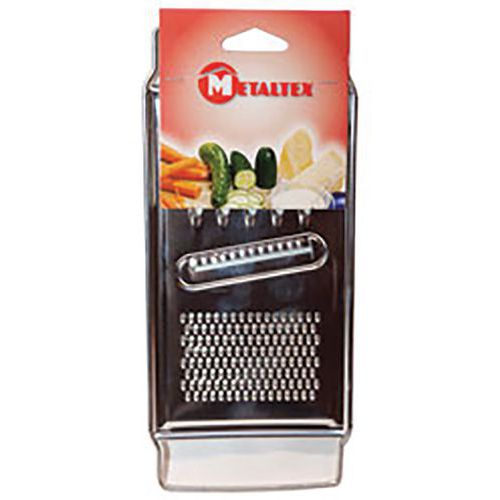 Râpe Plate Ménagère Ã‰tamée En Inox 3 Usages