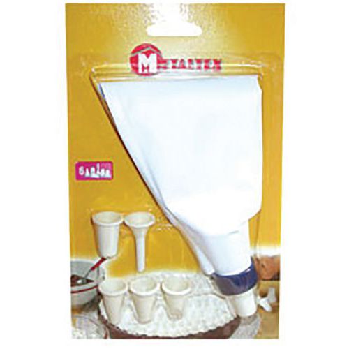 Poche à Décorer En Plastique Et 6 Douilles Pour Pâtisserie