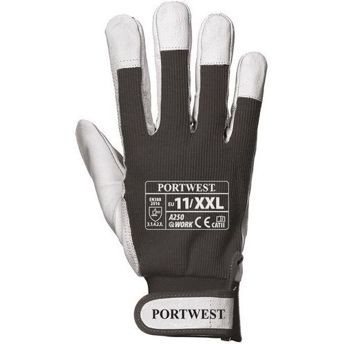 Gant De Manutention En Cuir Tergsus A250 Blanc 11