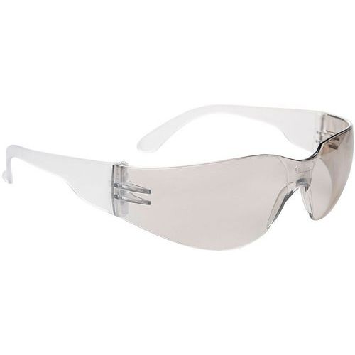 Portwest - Lunettes de sécurité Wrap Around PW32 Grises - Protection Oculaire Polycarbonate - Oeko-Tex