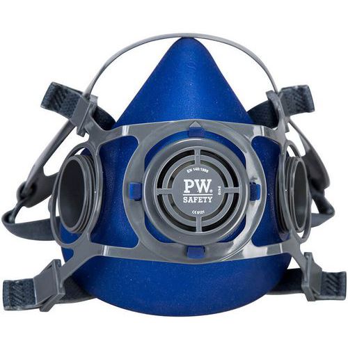 Portwest - Demi Masque Auckland P410 - Taille L - Gris - Oeko-Tex - Respirabilité et Confort
