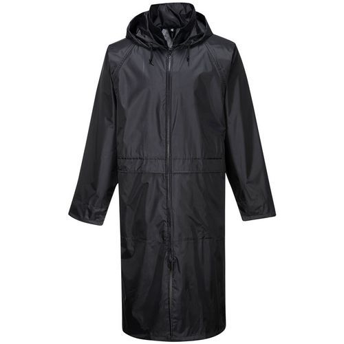 Manteau Long De Pluie Imperméable S438 Noir Xxl